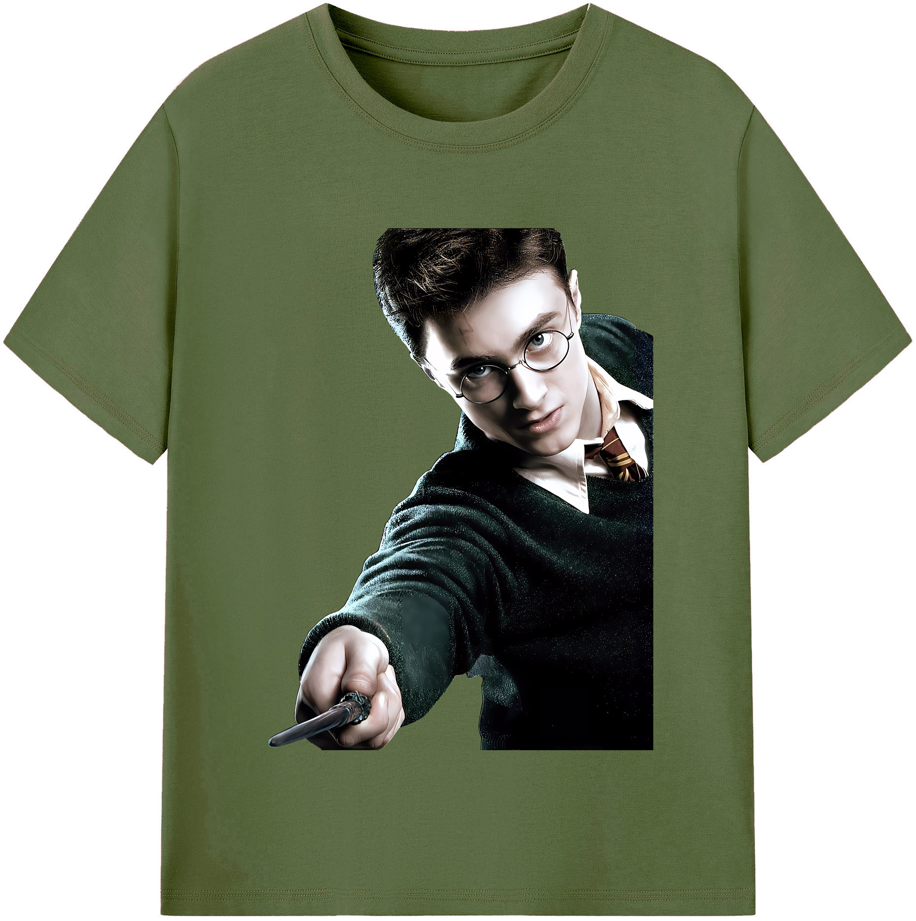 （画像用） Harry Potter ハリー・ポッターシリーズ 綿100％半袖Tシャツ（フロントプリント）